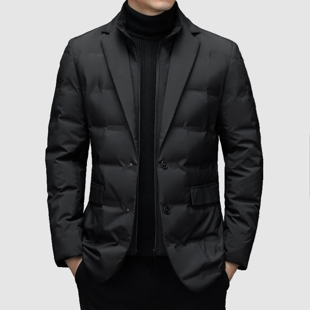 Men's Winter Parka Jacket Stylish Tailored Fit Warmth Elegance 0