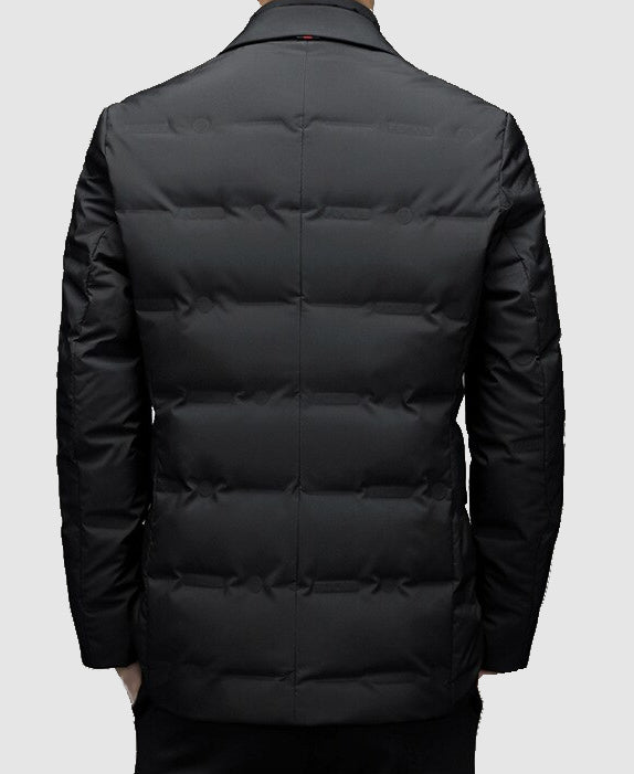 Men's Winter Parka Jacket Stylish Tailored Fit Warmth Elegance 4