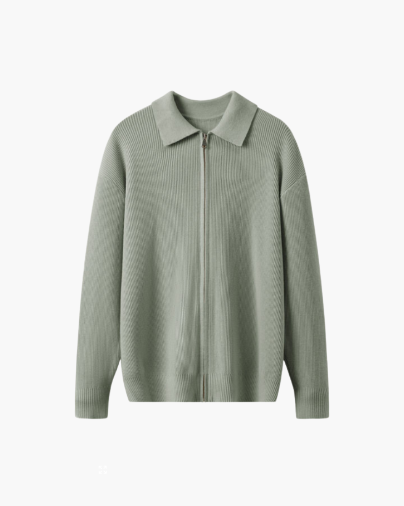 Men's Wool Vest Casual Elegant Zip Sweater Premium Wool Fabric 5