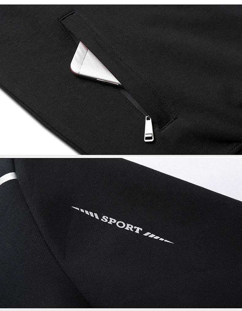 Men's Zip Up Tracksuit Set with Jogger Pants Athletic Jacket Casual Wear 5