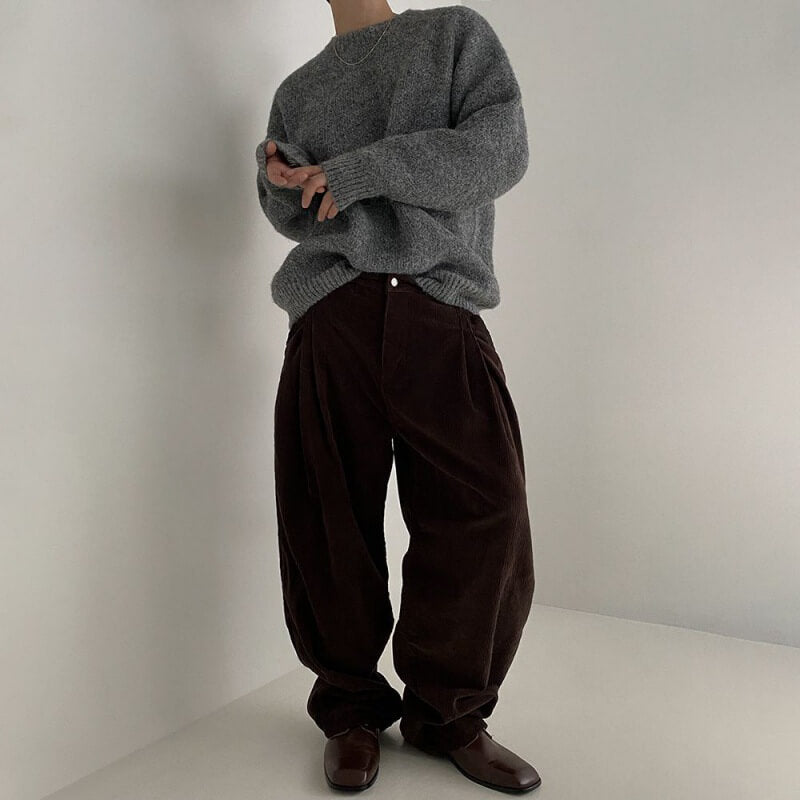 Milano Knit Wool Sweater Cozy Textured Design for Winter Evenings