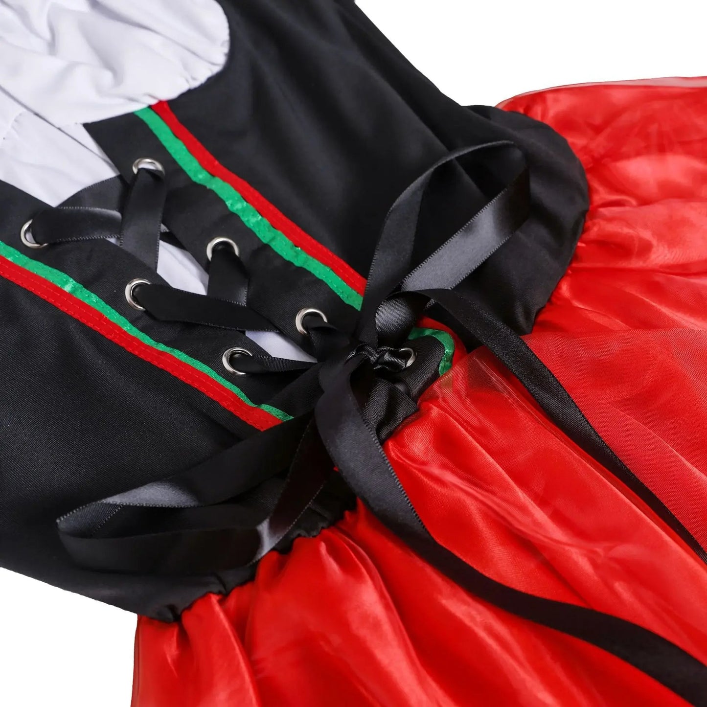Mini Dirndl Dress Women Traditional Oktoberfest Festive Outfit 4