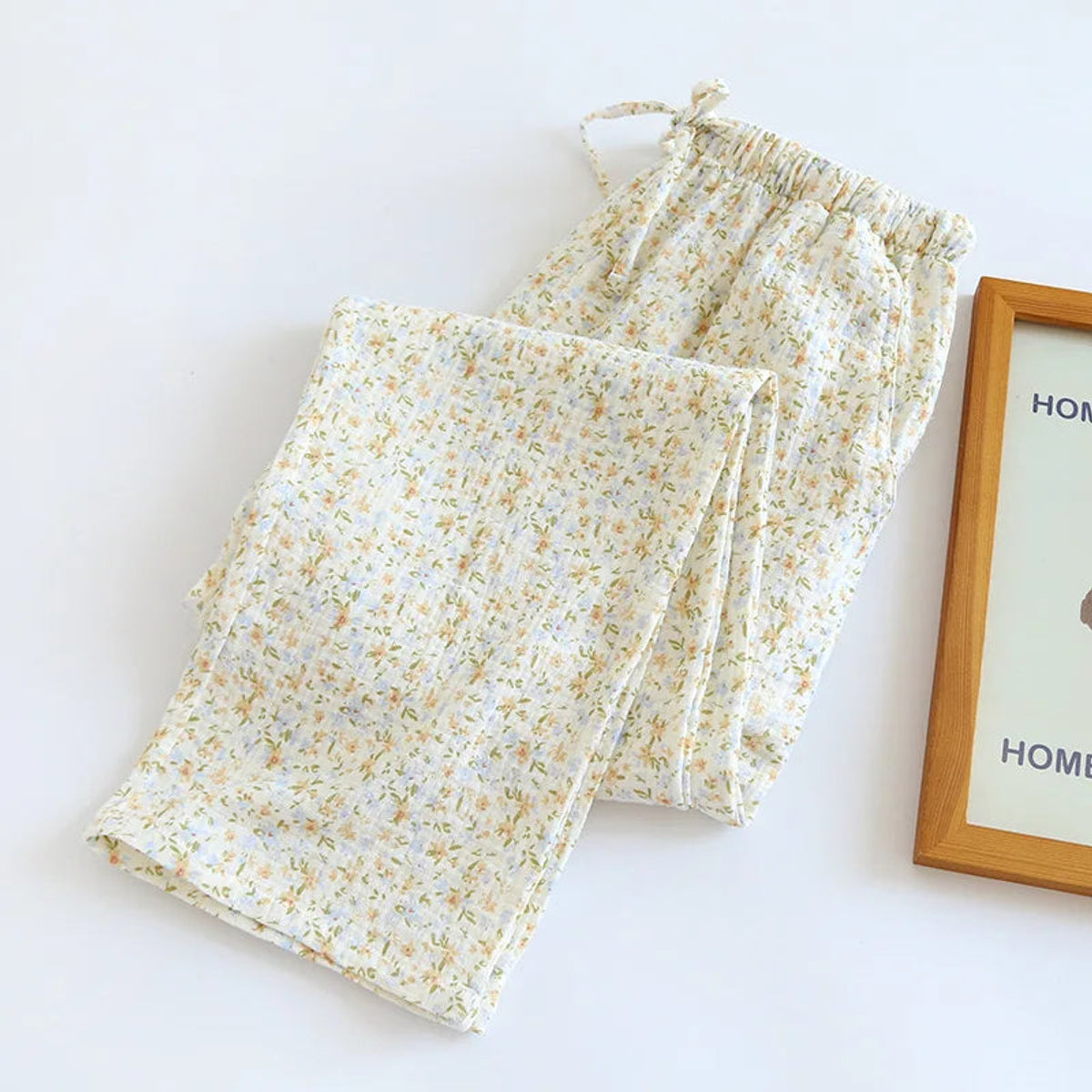 Muslin Cotton Pajama Set Women Floral Print Lightweight Comfort 7