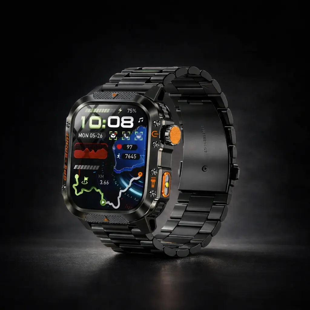 NovaForce X2 Pro | GPS Smartwatch with 100+ Sports Modes | Rugged Design for Outdoor Adventures 0