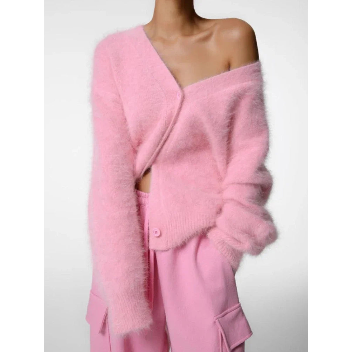 Oversized Cardigan Women Faux Cashmere Cozy Style Casual Chic 9