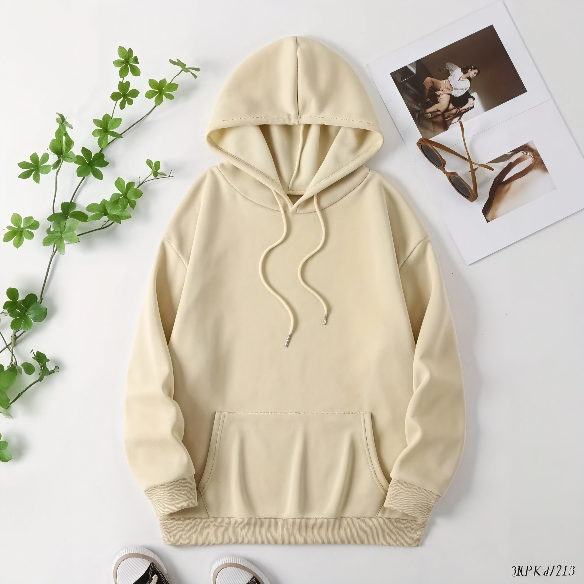 Oversized Hoodie For Women - Soft Heavyweight Cotton, Cozy Inner Lining, Minimalist Streetwear Vibe 3
