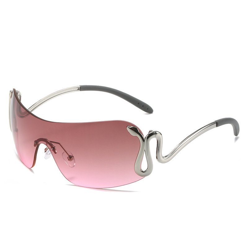 Oversized Streetwear Sunglasses - Unisex Fashion Eyewear with Dark Lenses & UV Protection 3
