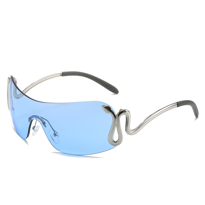 Oversized Streetwear Sunglasses - Unisex Fashion Eyewear with Dark Lenses & UV Protection 5