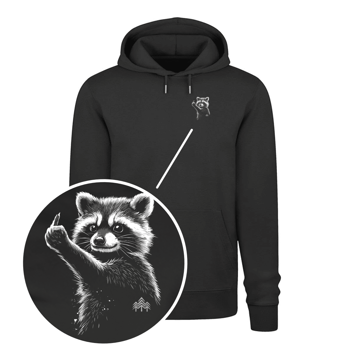 Oversized Unisex Hoodie - Soft Heavyweight Cotton, Minimalist Streetwear, Black or Grey 0