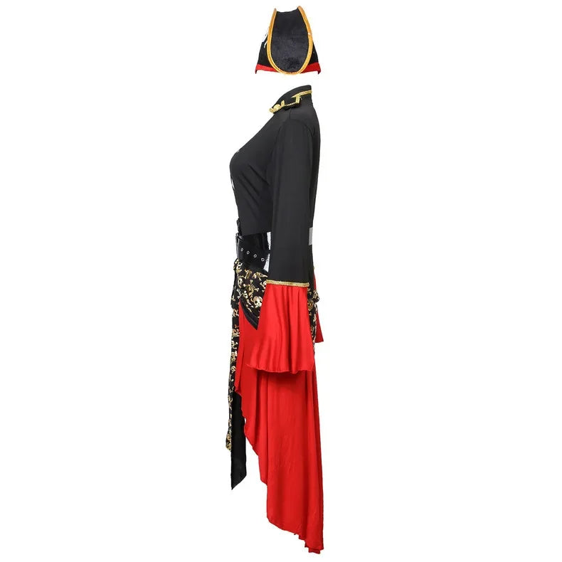 Pirate Captain Costume Dress Midi Cut Halloween Adventure 2