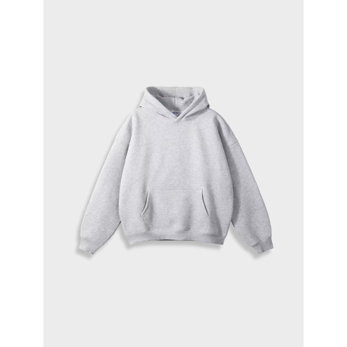 Premium Oversized Hoodie for Men - Soft Heavyweight Cotton, Black or Grey 1