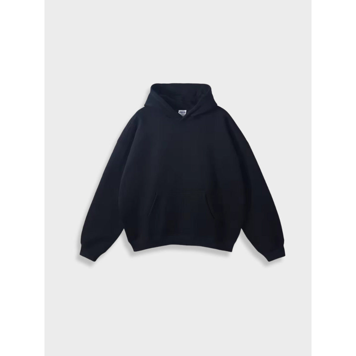 Premium Oversized Hoodie for Men - Soft Heavyweight Cotton, Black or Grey 2