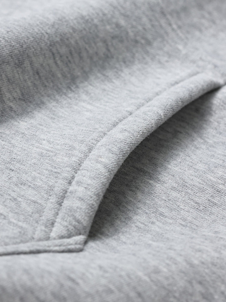 Premium Oversized Hoodie for Men - Soft Heavyweight Cotton, Black or Grey 8