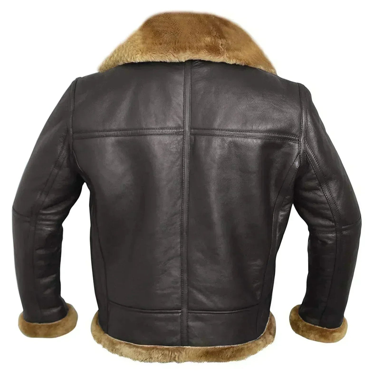 Premium Shearling Jacket Men Tailored Fit Cozy Warmth Timeless Style 6