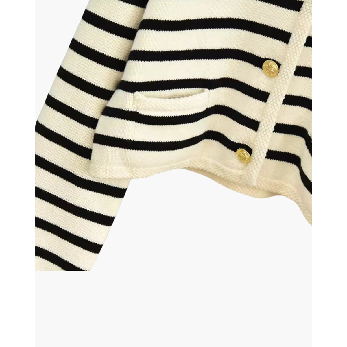 Premium Striped Wool Vest Women Classic Button-Up Design Cozy Layering 2