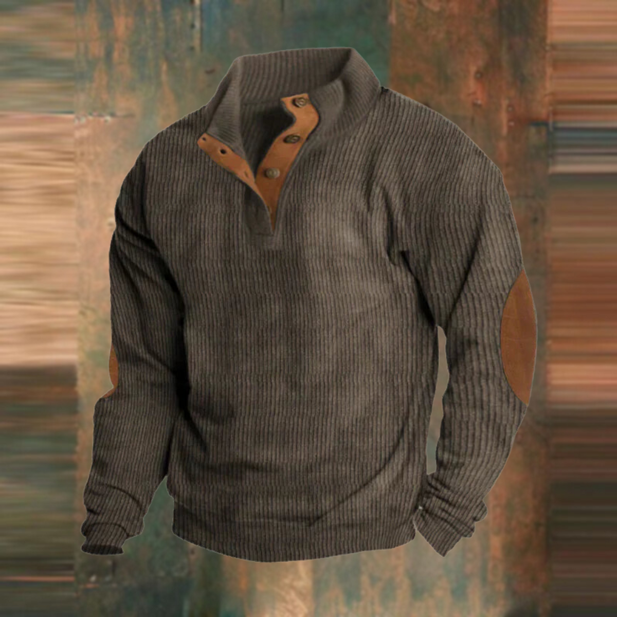 Retro Sweater Comfortable Vintage-Inspired Design Half-Zip for Men and Women 2