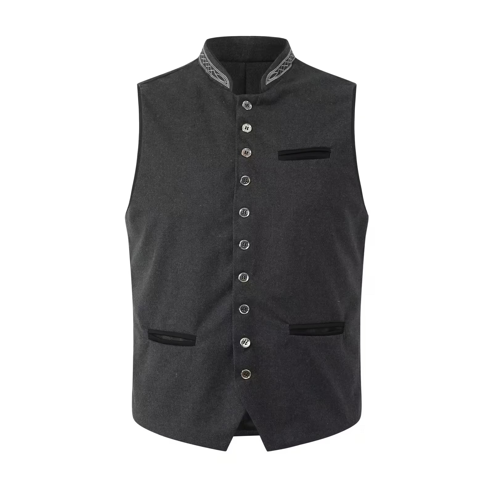 Mens Waistcoat Stylish Traditional Design Elegant Classic Fit