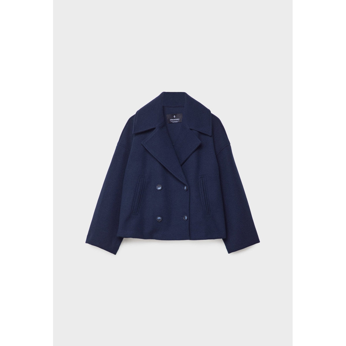 Short Jacket Women Double-Breasted Chic Transitional Style Casual 11