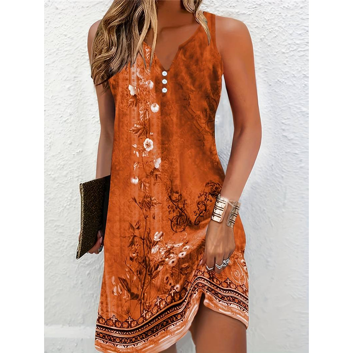 Sleeveless Dress Women Comfortable Mini Casual Chic Summer Style 2