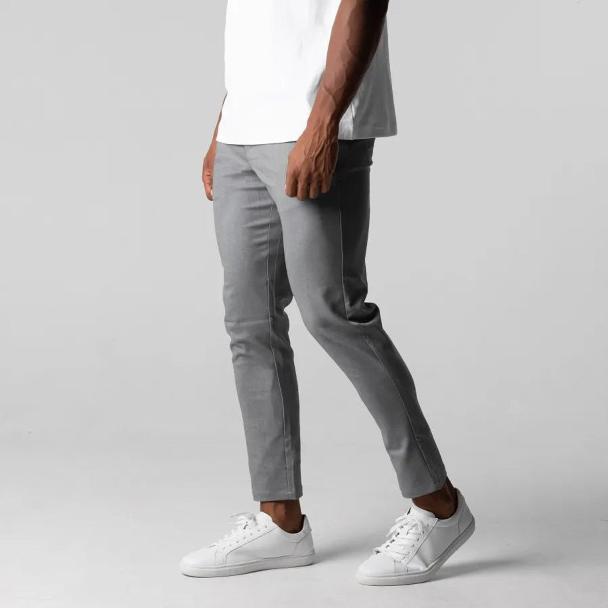 Slim Fit Chino Pants Mens Comfortable Stretch Versatile for Work and Leisure 1
