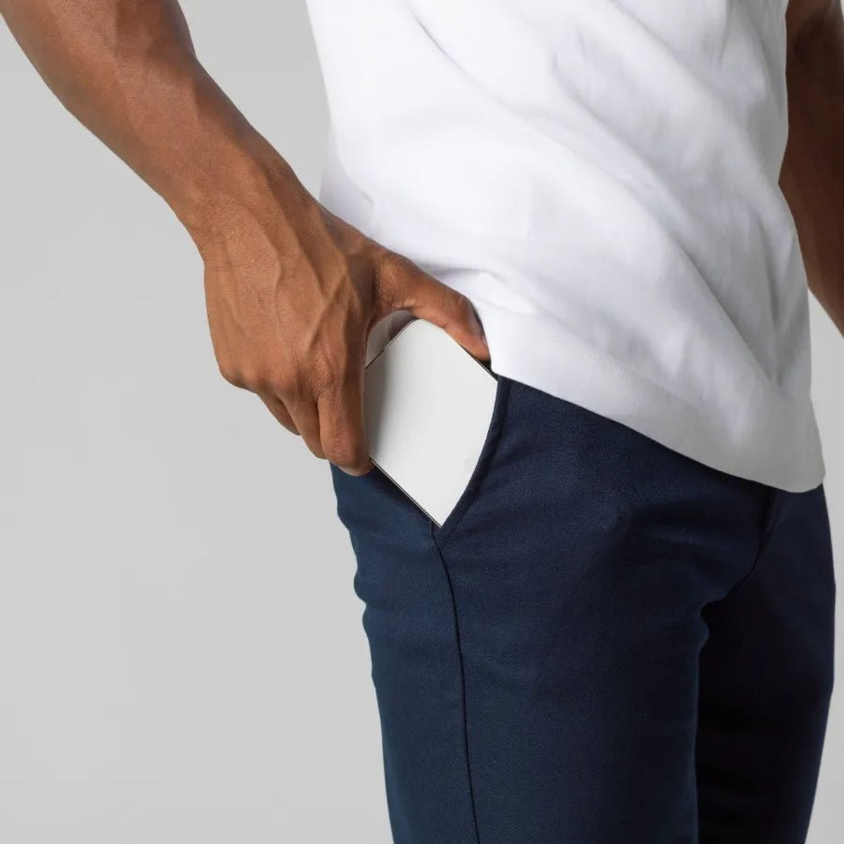 Slim Fit Chino Pants Mens Comfortable Stretch Versatile for Work and Leisure 8