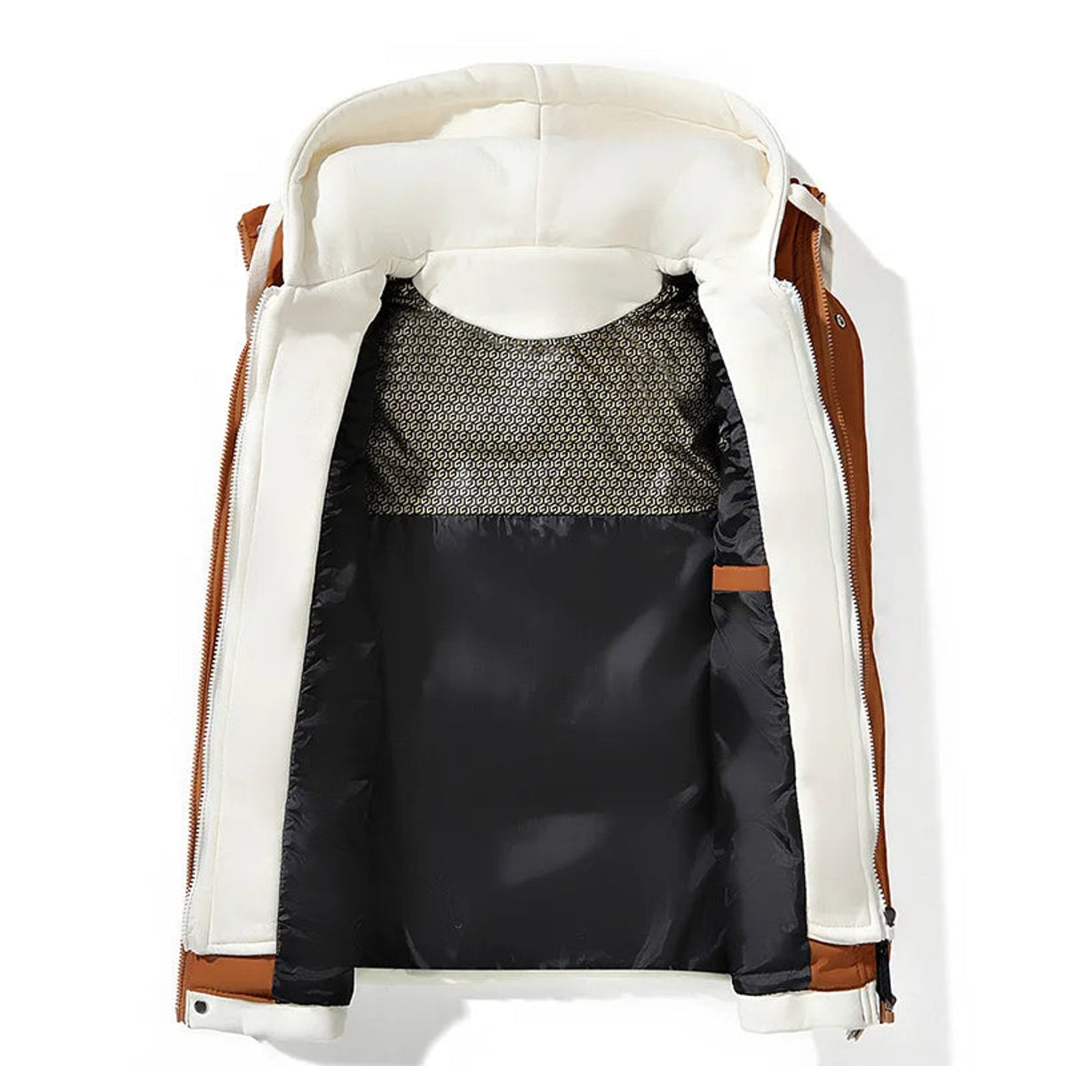 Soft Shell Hooded Puffer Vest Lightweight Insulated Gilet for Layering 1