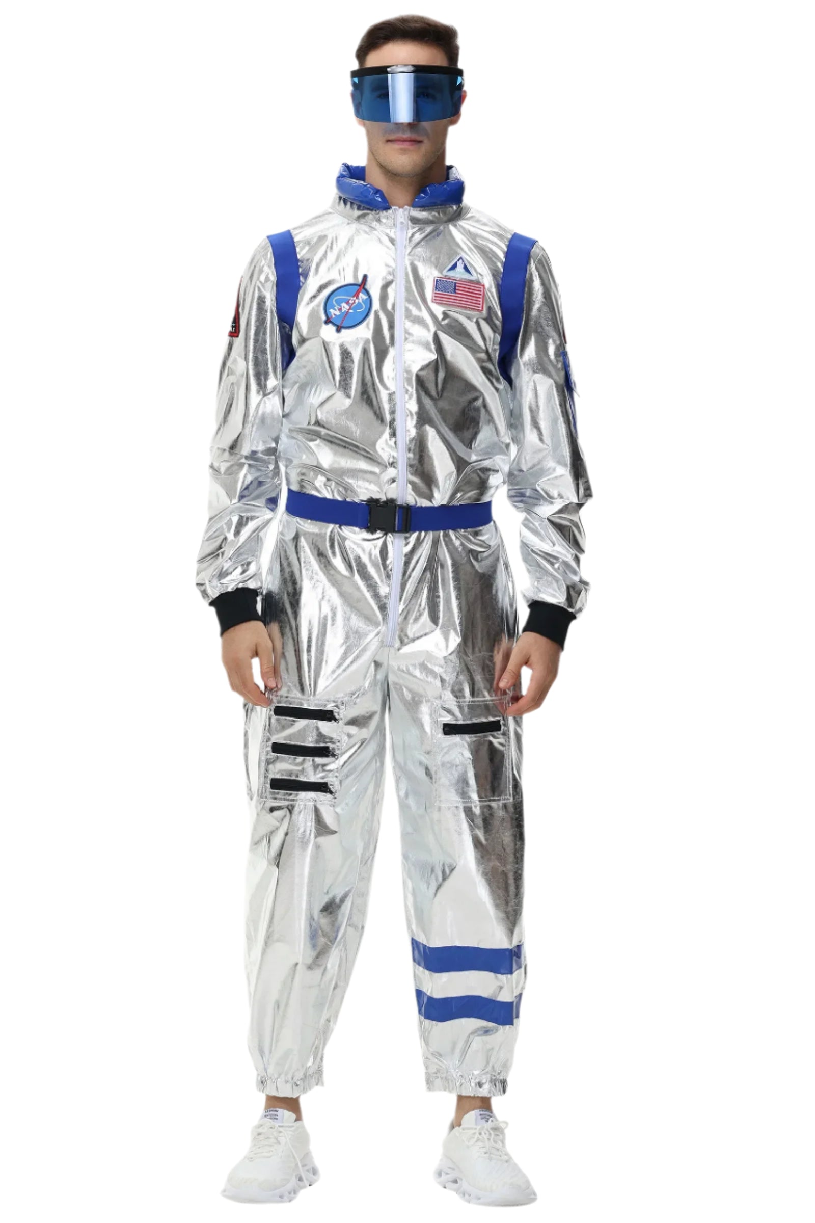 Space Astronaut Costume Adult Halloween Costume Sci-Fi Adventure Outfit 11
