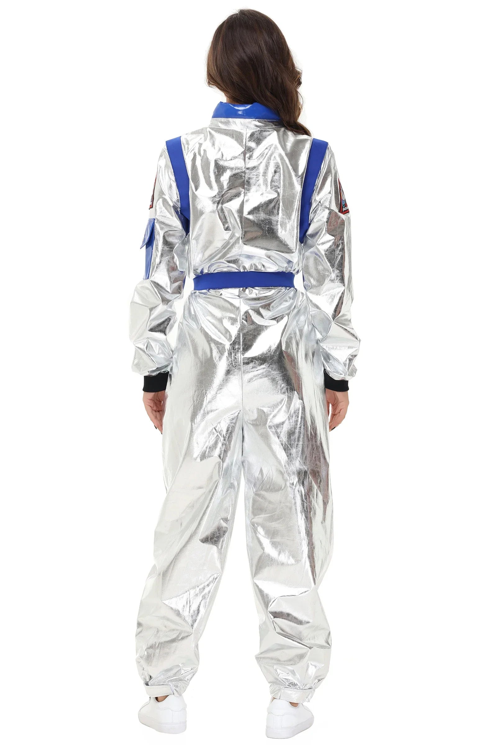 Space Astronaut Costume Adult Halloween Costume Sci-Fi Adventure Outfit 4