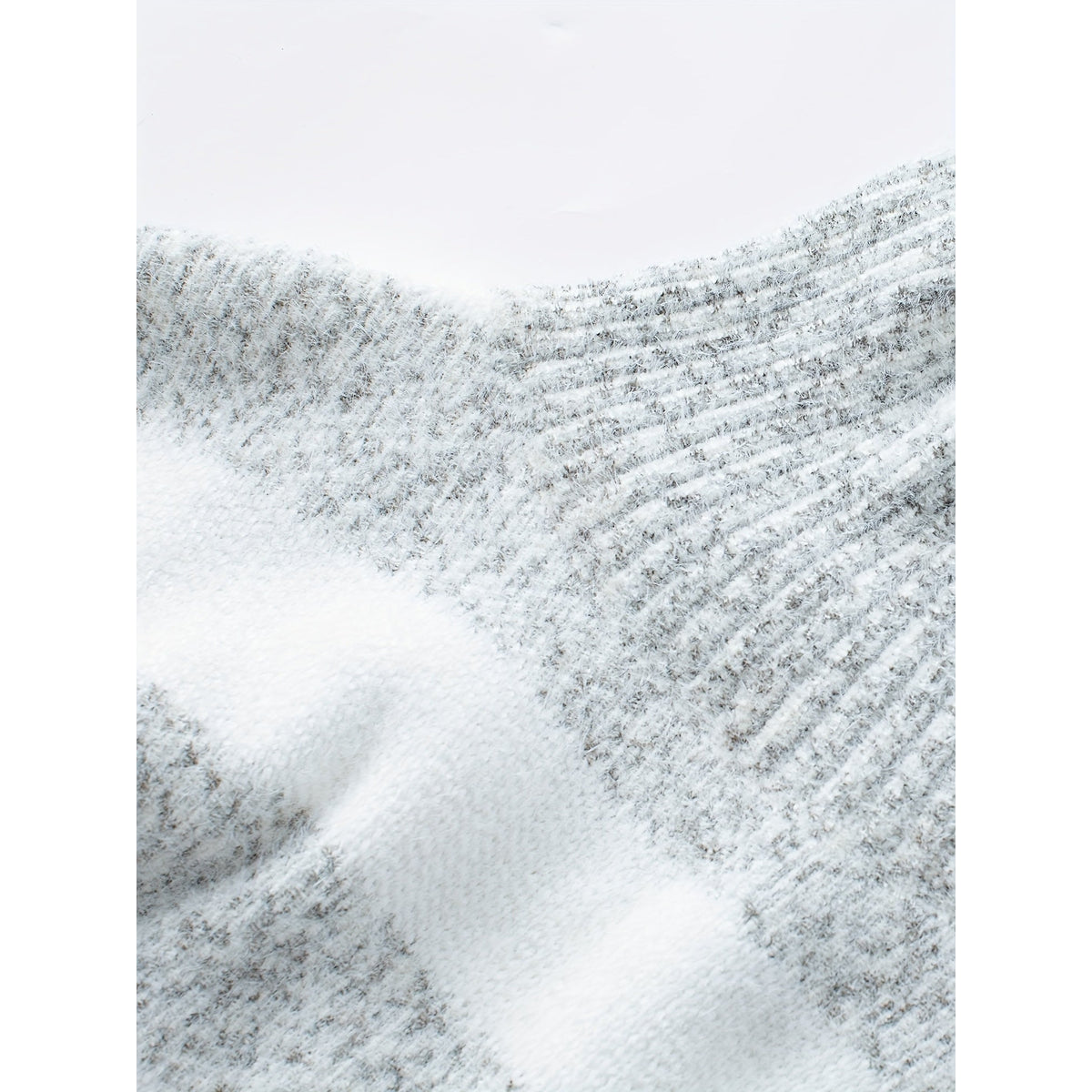 Striped Cotton Turtleneck Sweater Women Long Sleeve Casual Chic 2