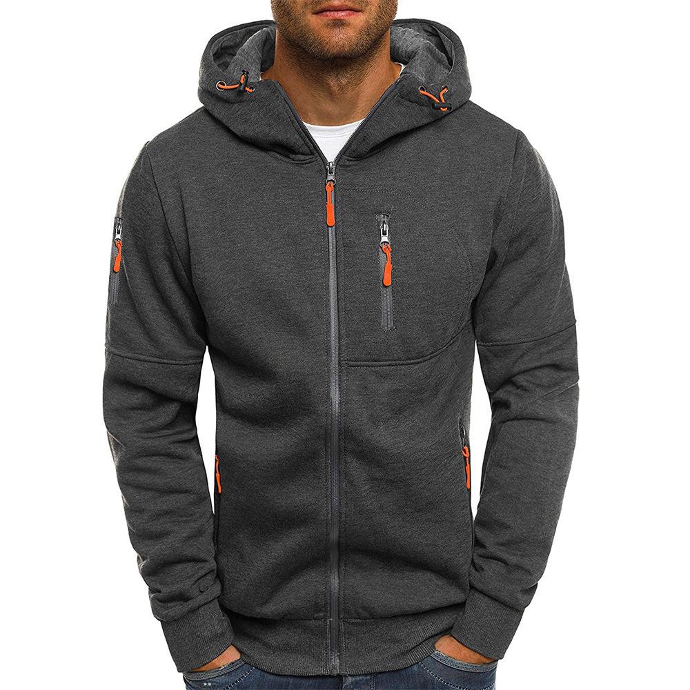 Stylish Hoodie Jacket Casual Comfort Fit with Zipper and Hood 0