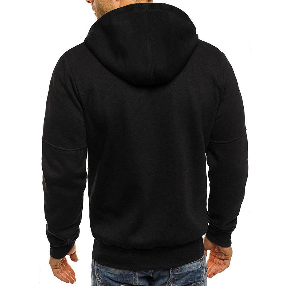 Stylish Hoodie Jacket Casual Comfort Fit with Zipper and Hood 2