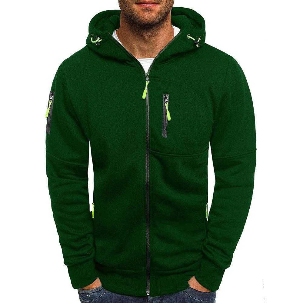 Stylish Hoodie Jacket Casual Comfort Fit with Zipper and Hood 8