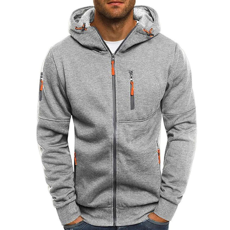 Stylish Hoodie Jacket Casual Comfort Fit with Zipper and Hood 9
