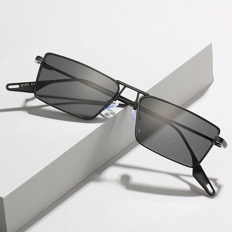 Stylish Oversized Sunglasses - Unisex Dark Lens Eyewear with UV Protection 4