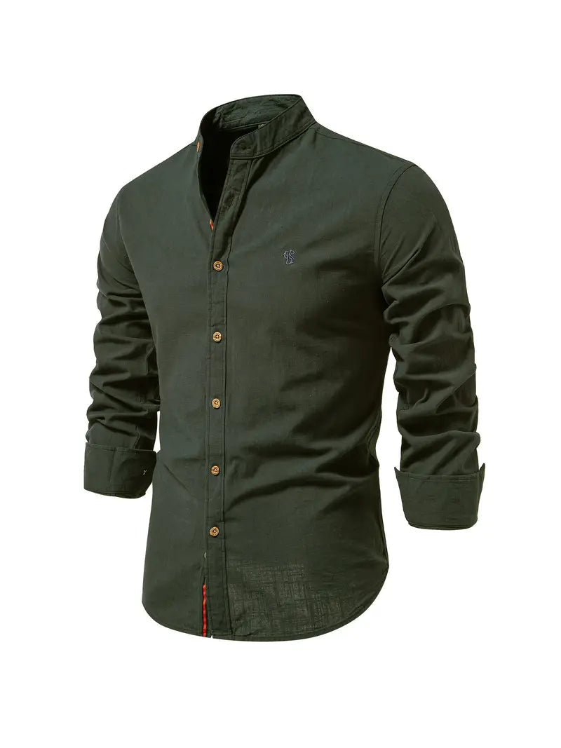 Stylish Shirt with Buttons for Men Casual Elegant Fit 10