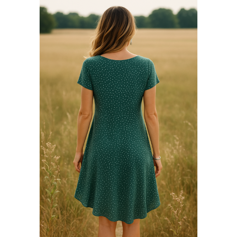 Stylish Summer Dress Women Elegant Floral Design Lightweight Comfort 2