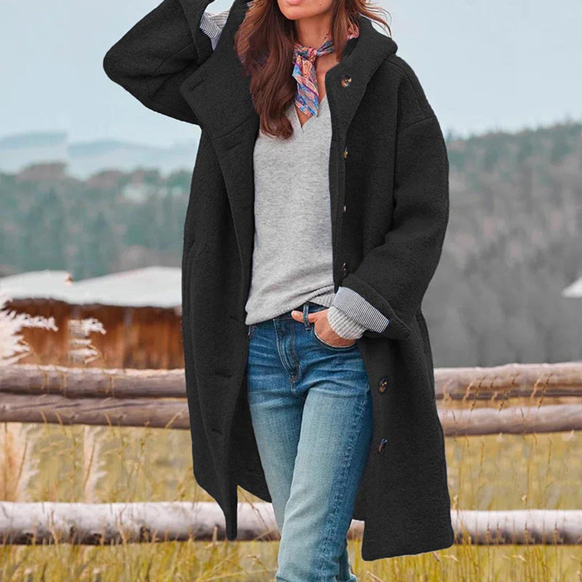 Stylish Winter Coat Women Elegant Thick Outerwear for Every Adventure 2