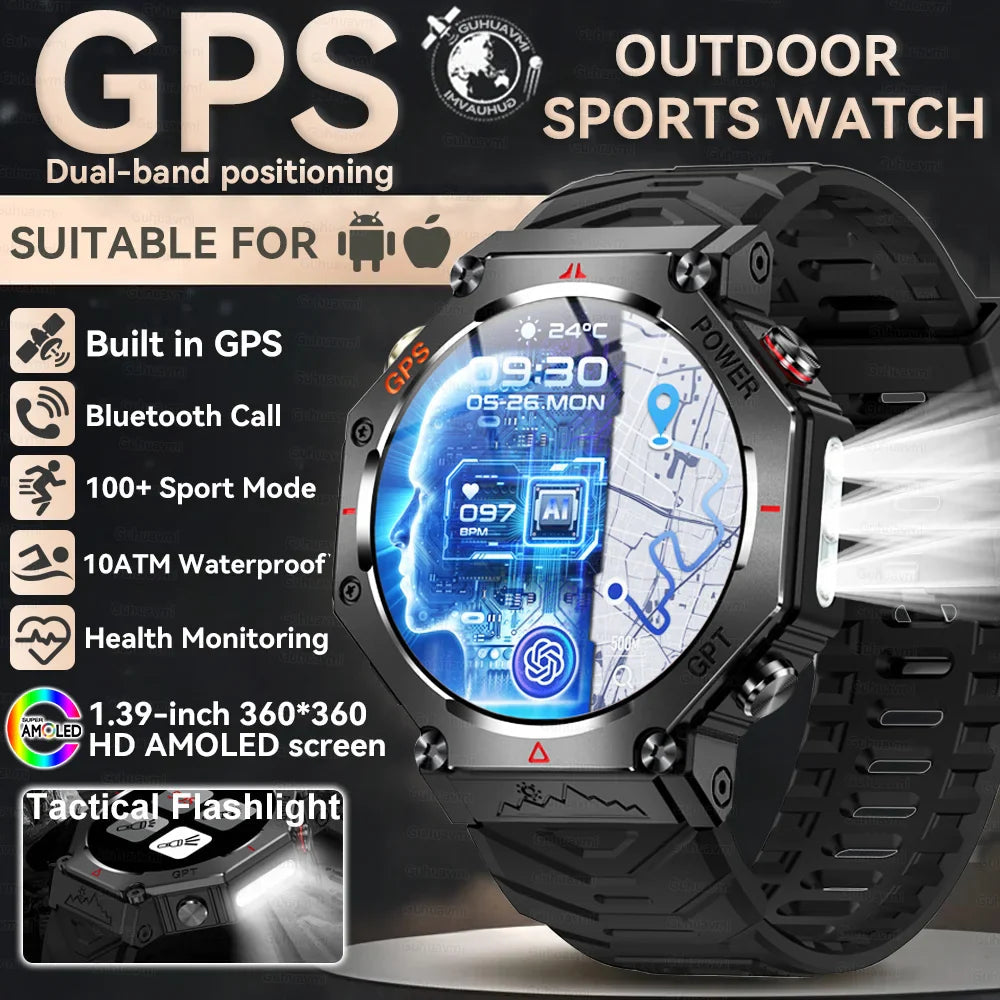 T-Rex 3 | Rugged Smartwatch with GPS & AMOLED Display | Waterproof for Outdoor Adventures 0