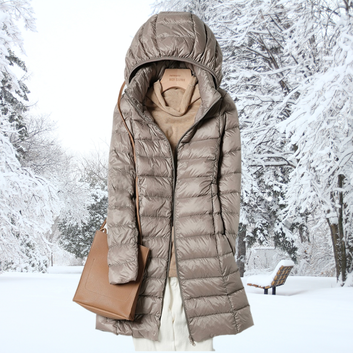 Ultralight Down Jacket Women Stylish Autumn Essential Lightweight Warmth 0