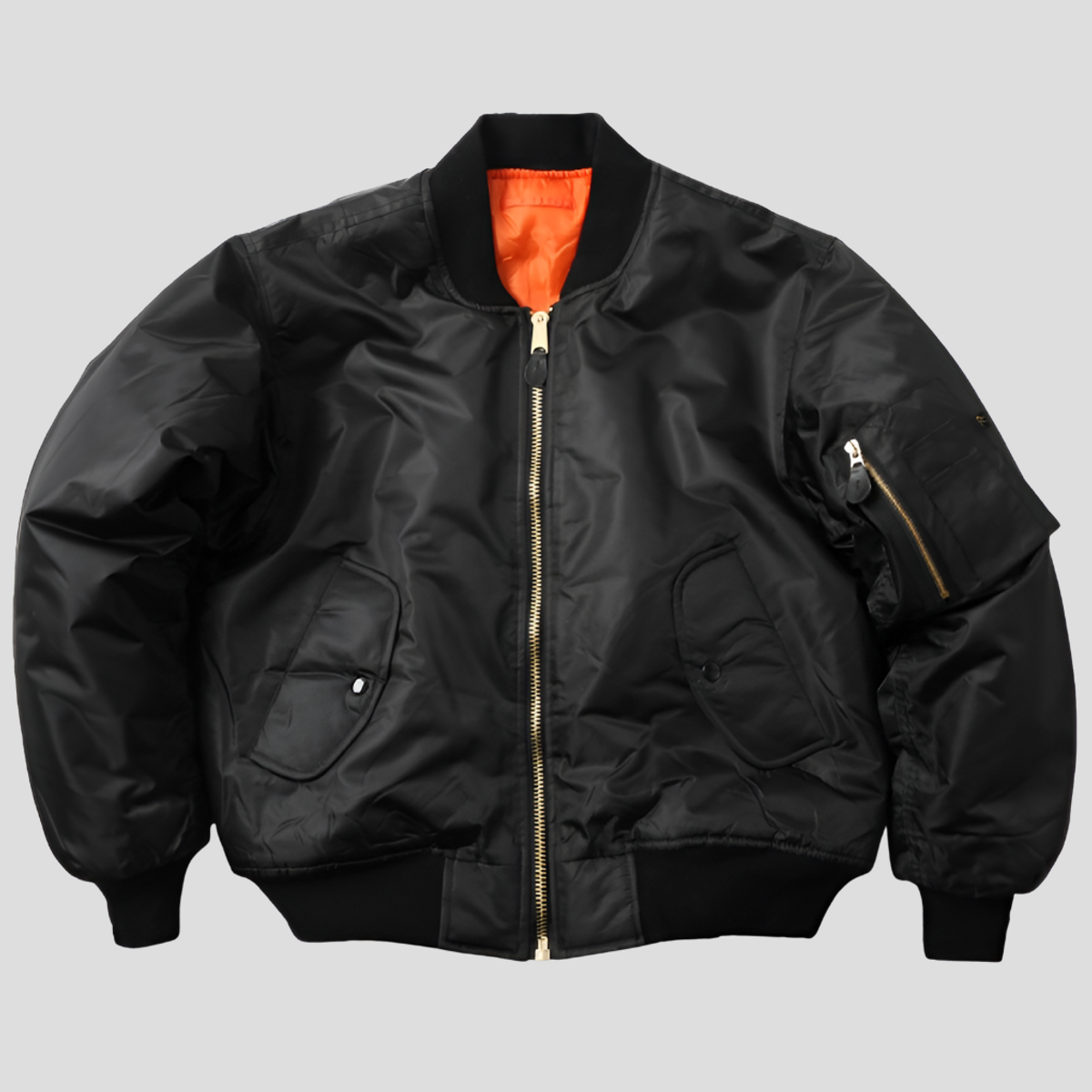Unisex Classic Black Bomber Jacket Timeless Style and Comfort 11