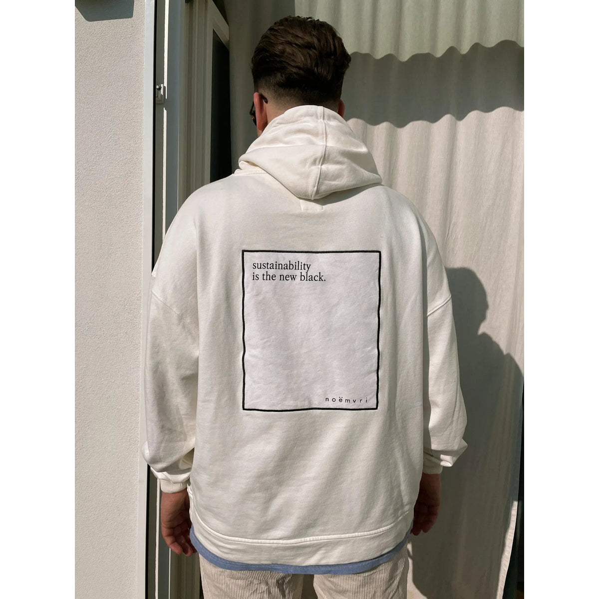Unisex Oversized Hoodie - Soft Cotton, Relaxed Fit, Black or Grey Streetwear 4