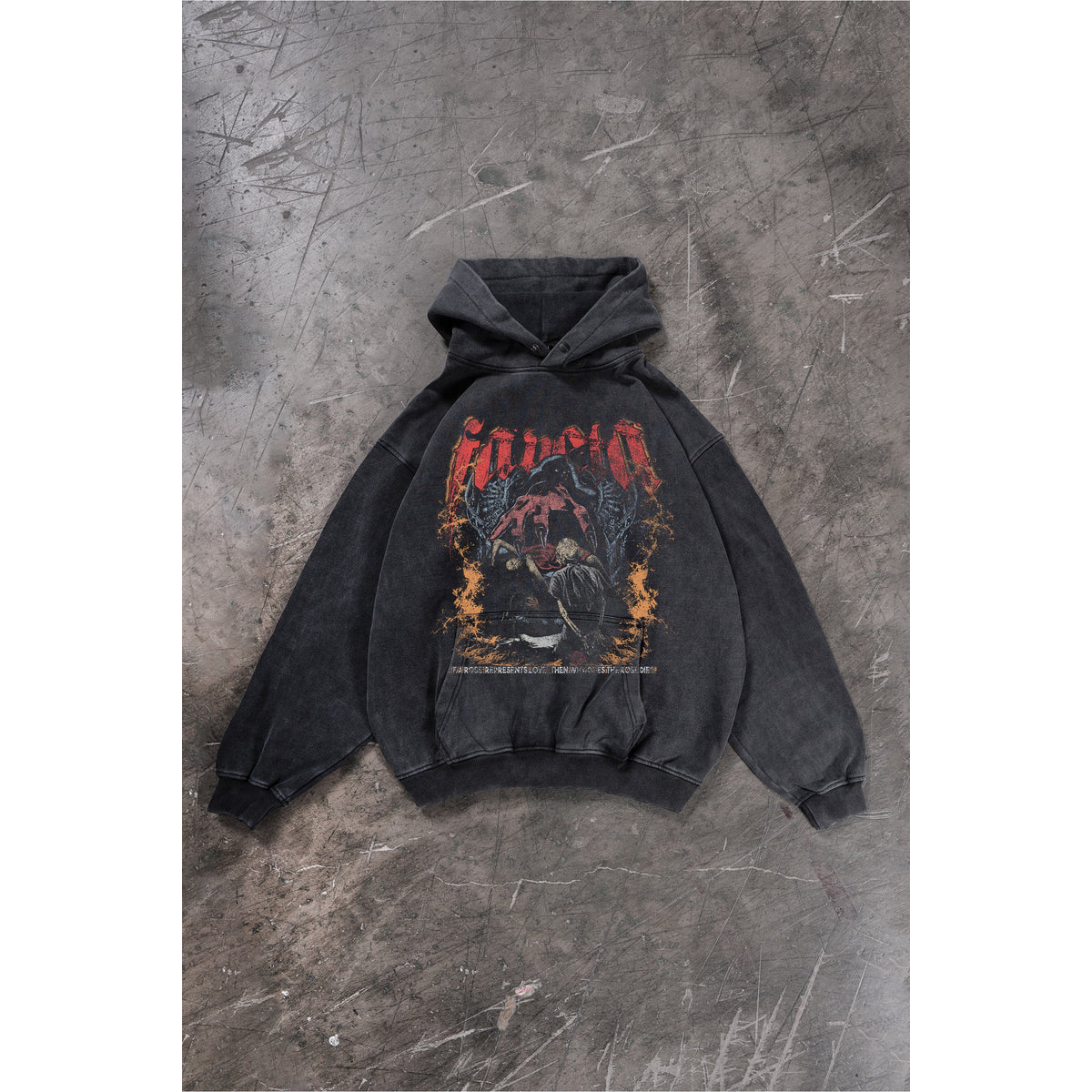 Unisex Oversized Hoodie - Soft Heavyweight Cotton, Black or Grey, Cozy Streetwear 0