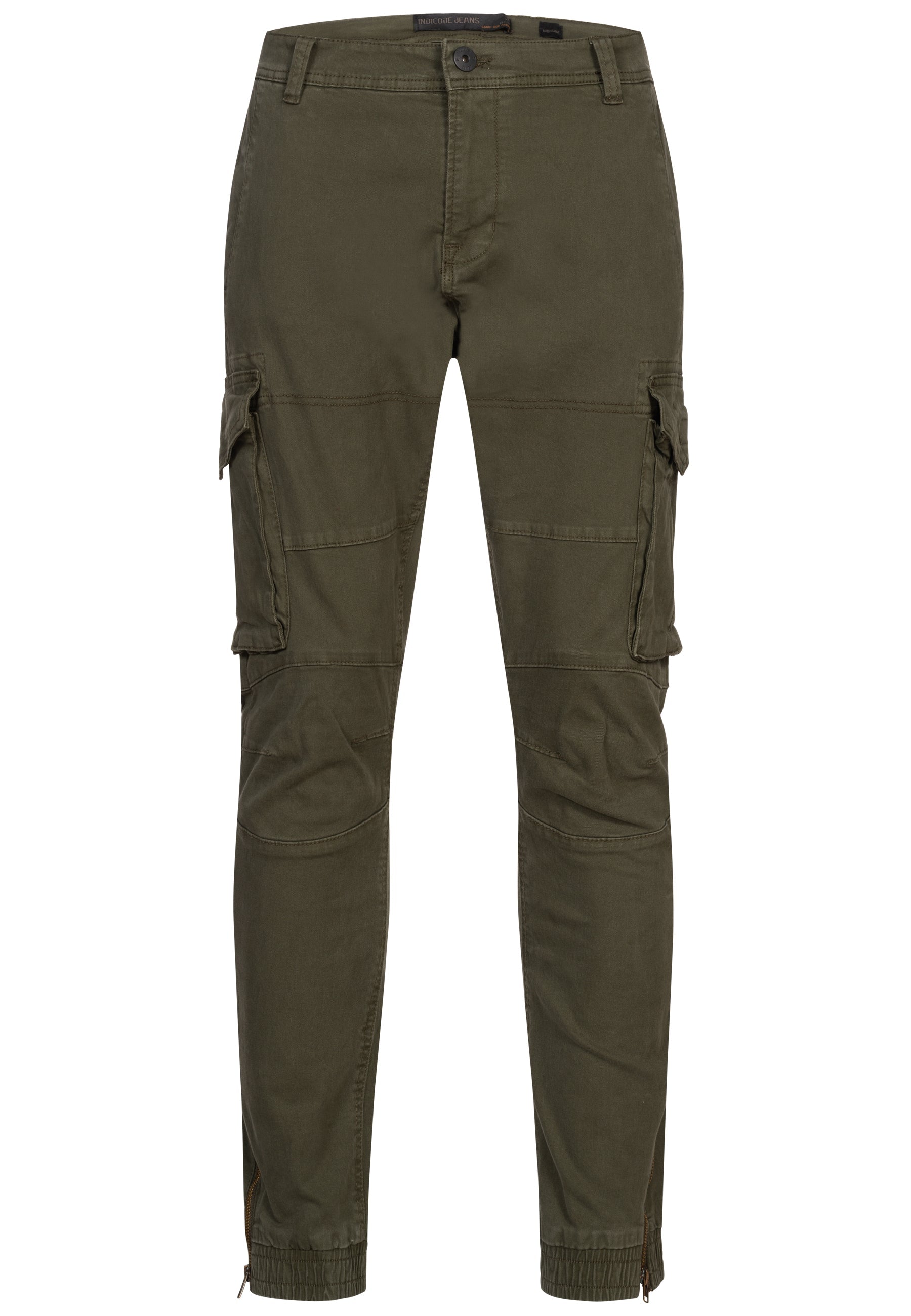 Urban Style - High Waist Mens Cargo Pants with Adjustable Drawstring, Utility Pockets, Black 1