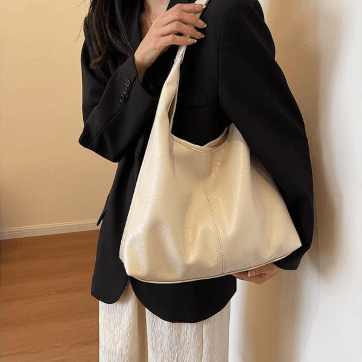 Vintage Shoulder Bag Women Elegant Design Functional Storage Daily Use 2