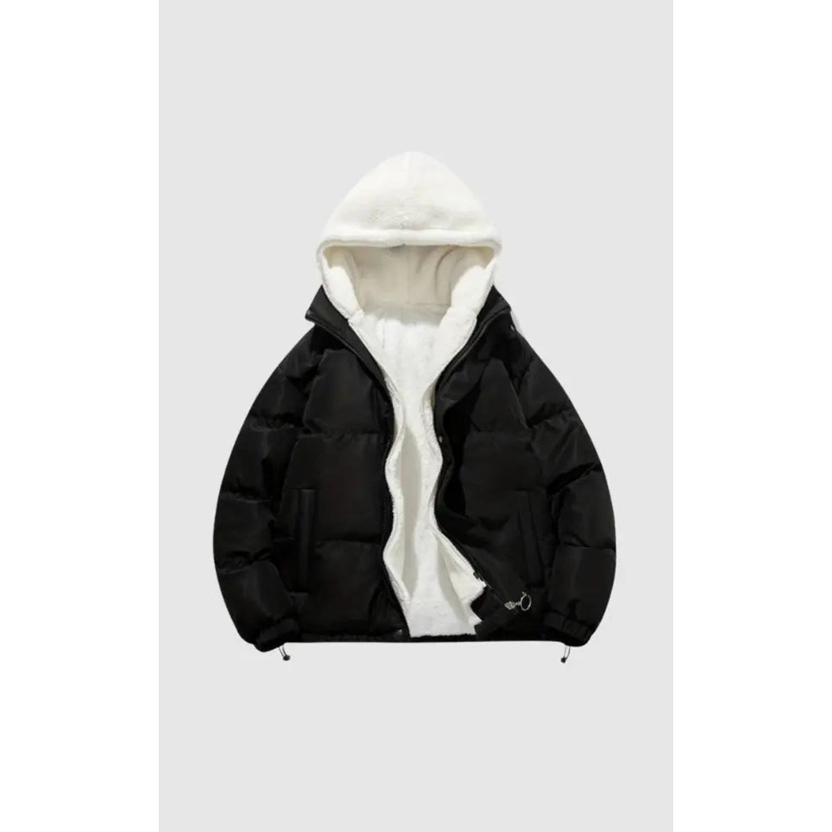 Warm Zip-Up Winter Jacket Comfortable Quilted Design for Men and Women 0