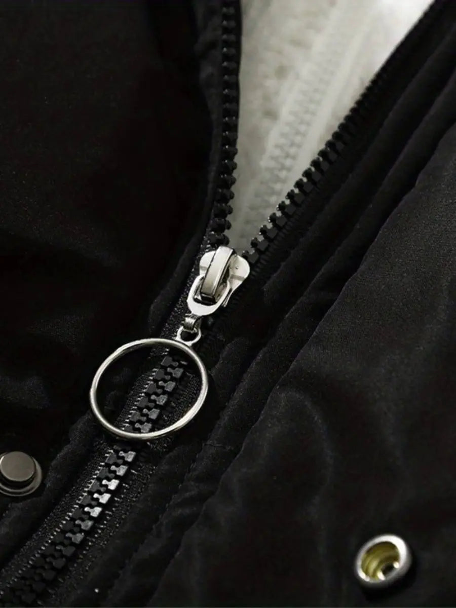 Warm Zip-Up Winter Jacket Comfortable Quilted Design for Men and Women 2