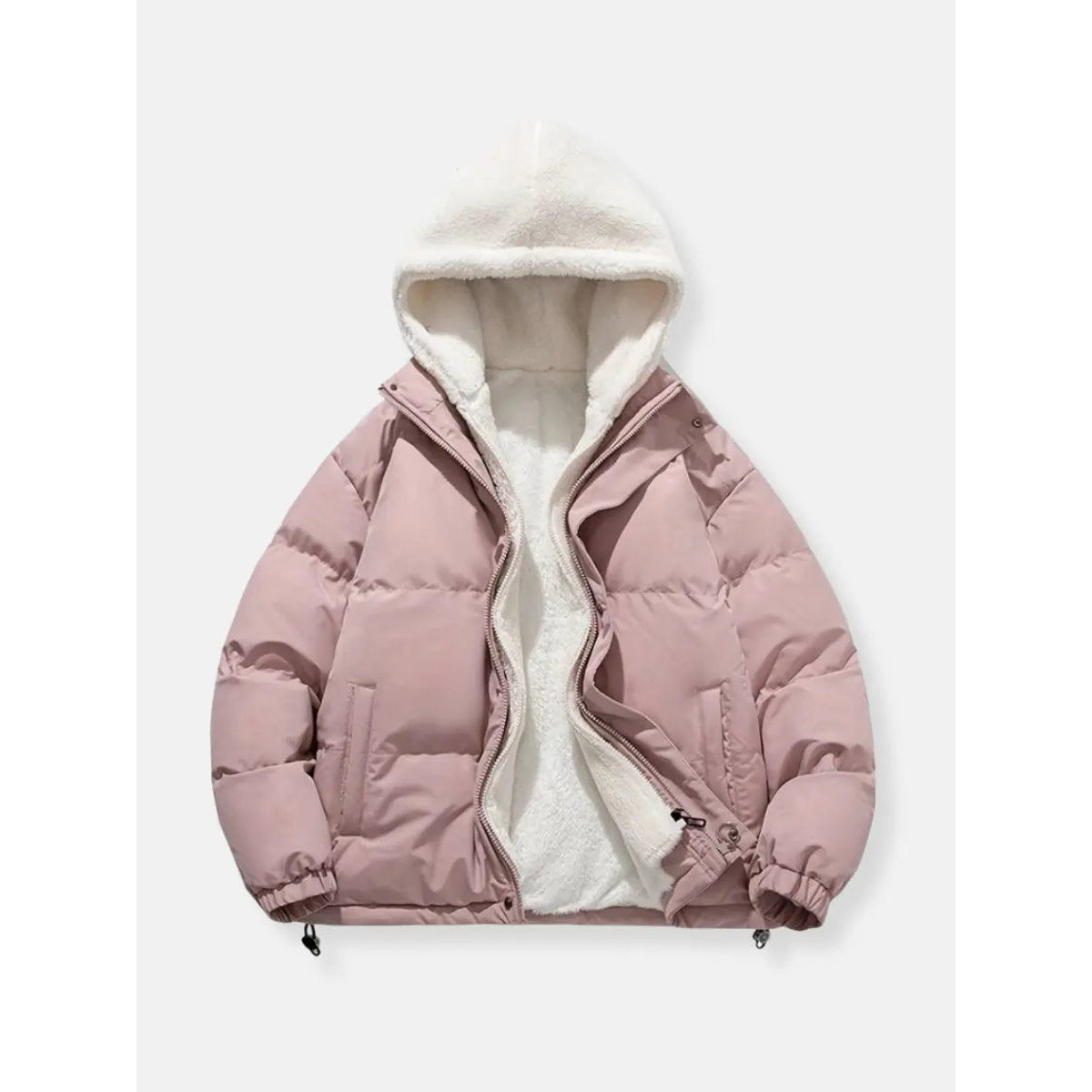 Warm Zip-Up Winter Jacket Comfortable Quilted Design for Men and Women 5