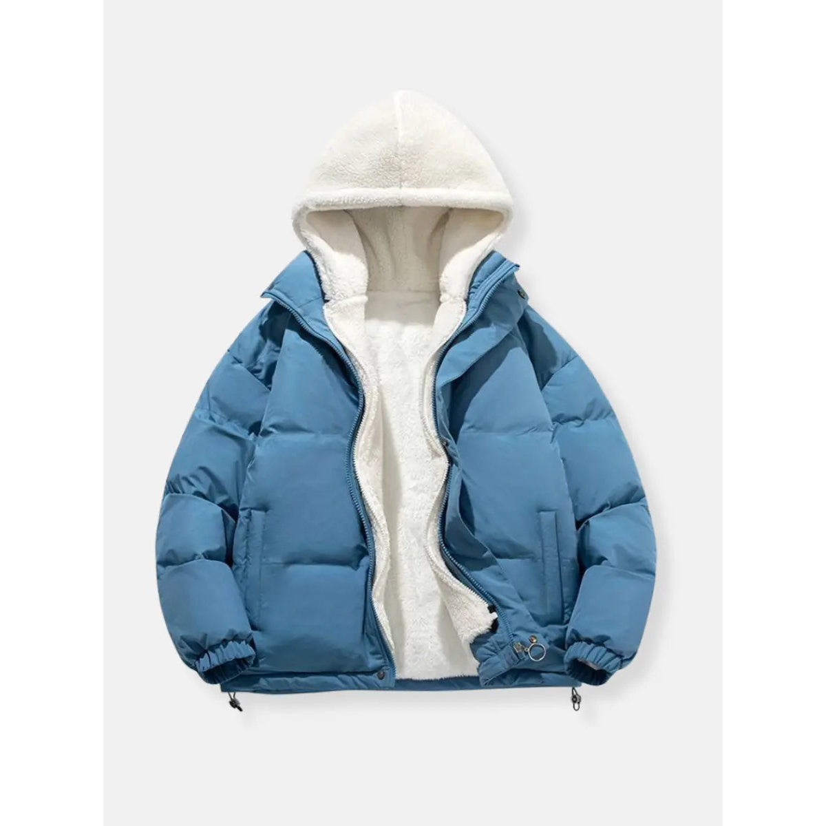 Warm Zip-Up Winter Jacket Comfortable Quilted Design for Men and Women 9