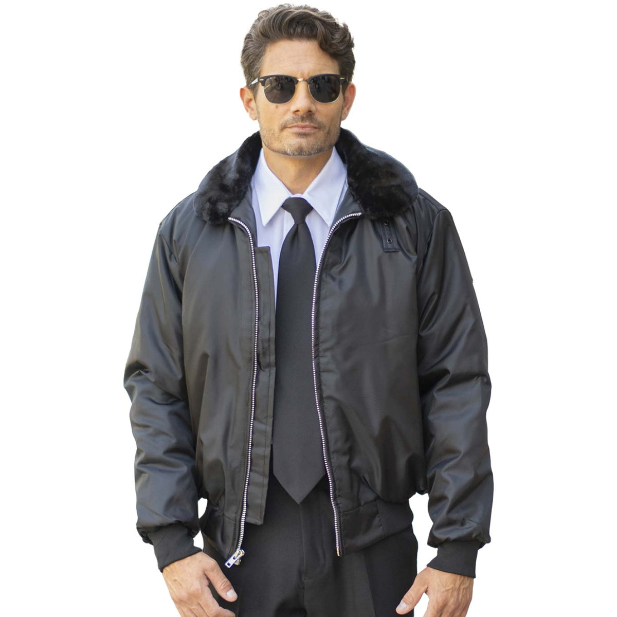 Water-Resistant Bomber Jacket Unisex All-Season Durable Style 0