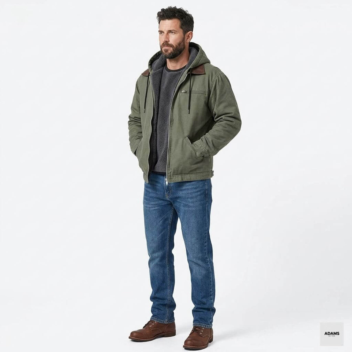 Waterproof Rain Jacket Men Elegant Modern Outdoor Fashion